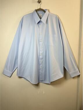 Brooks Brothers 1818 Regent Fit 17-4/5 Light Blue Non Iron Shirt NWOT